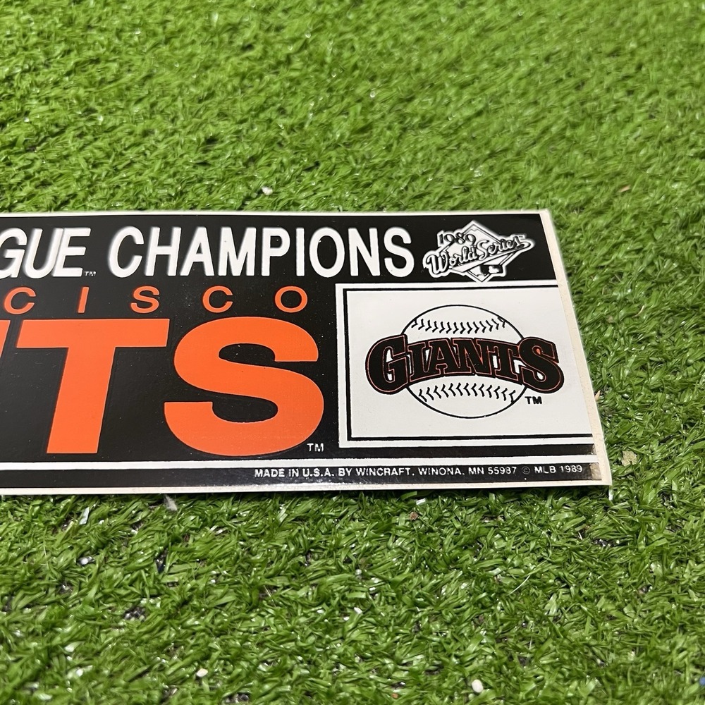 Vintage 1989 World Series Memorabilia Oakland A's S.F Giants MLB Earthquake Game - Picture 3 of 8